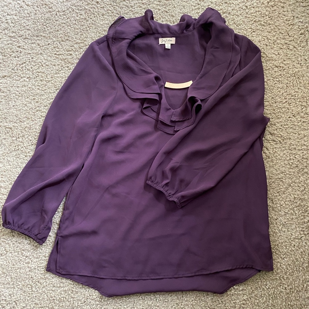 Chiffon purple blouse